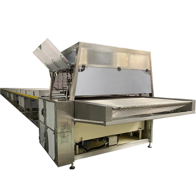 Automatic Chocolate Enrobing Machine 304 Stainless Steel For Confectionery / Bakery Production
