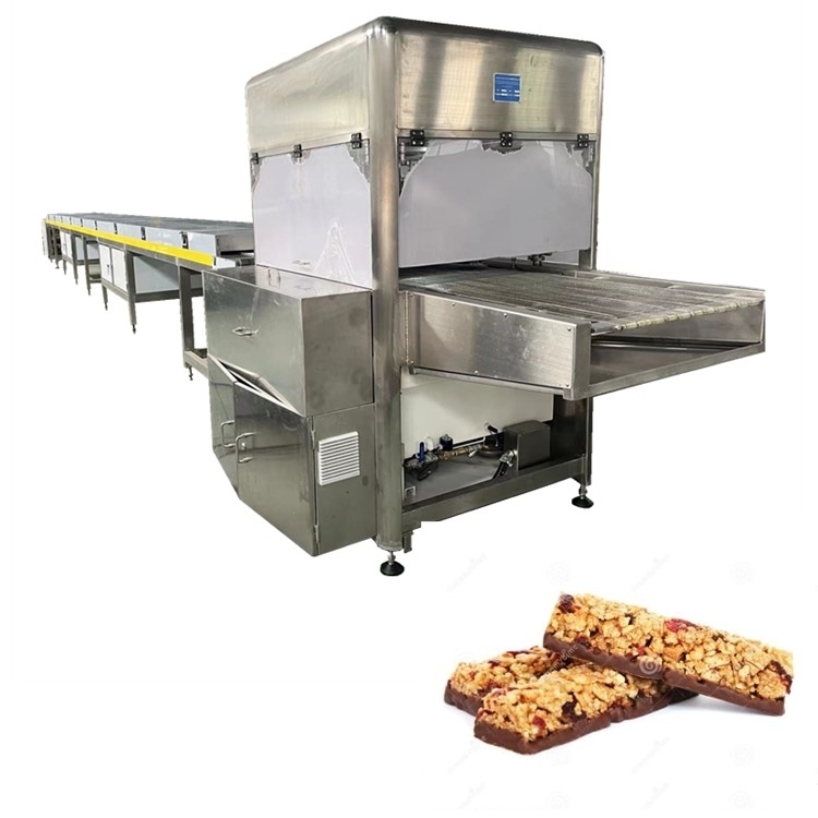 900MM Chocolate Enrober Protein Bar Enrobing Line