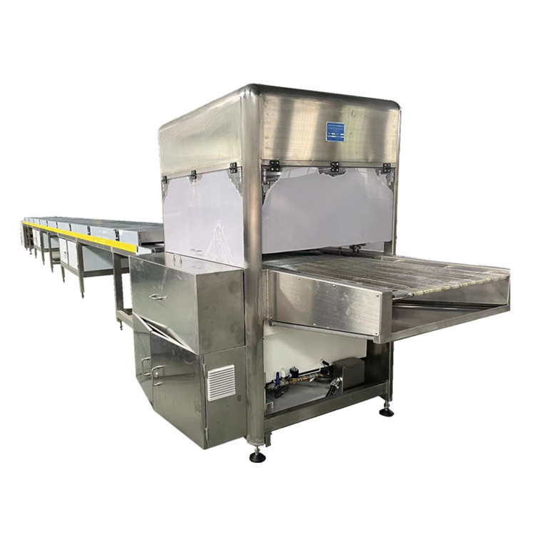 Automatic Chocolate Enrobing Machine 304 Stainless Steel For Confectionery / Bakery Production