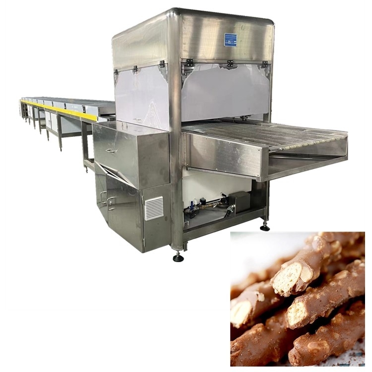 18M Stainless Steel Confectionery Enrobing Machine With Customized Voltage And PLC Control System