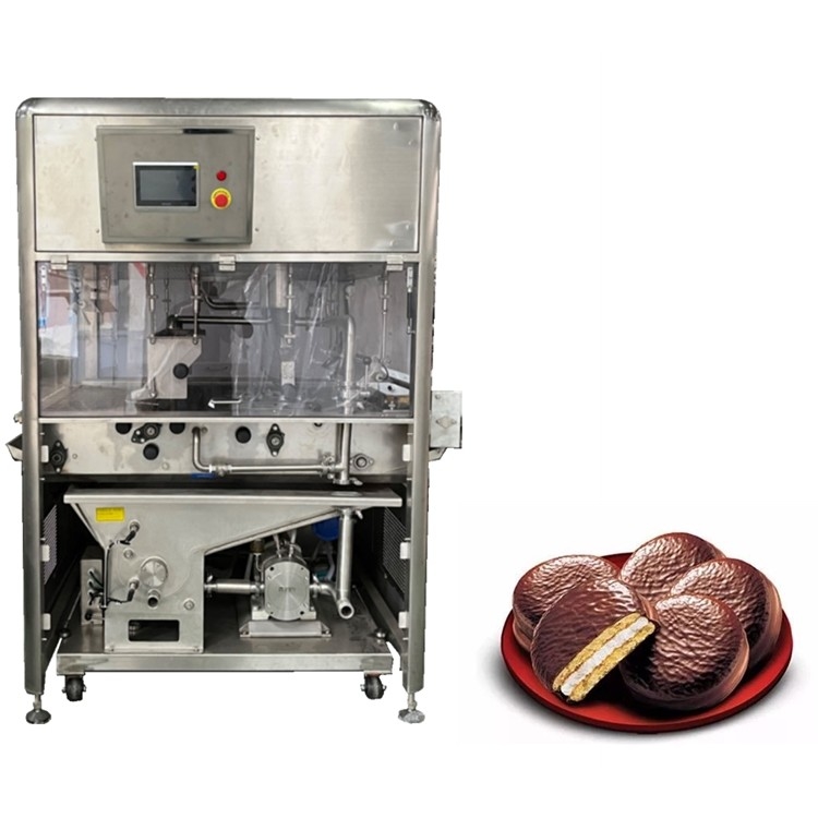 18M Stainless Steel Confectionery Enrobing Machine With Customized Voltage And PLC Control System