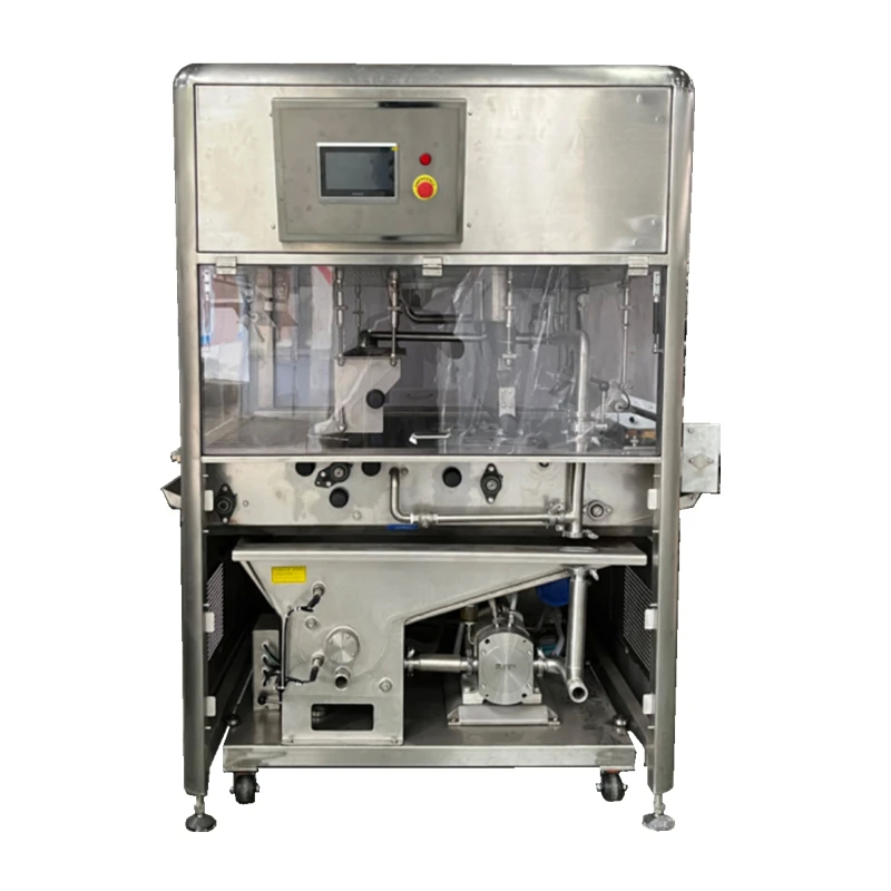 18M Stainless Steel Confectionery Enrobing Machine With Customized Voltage And PLC Control System
