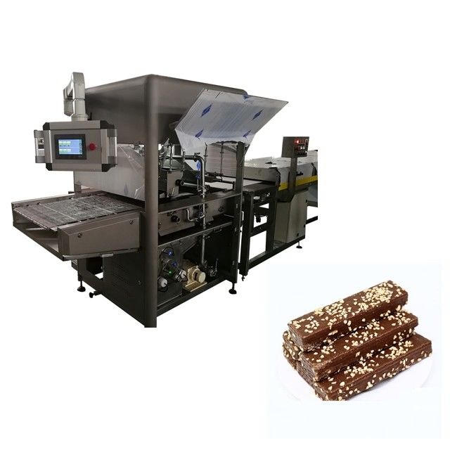3 Temperature Zones Chocolate Enrobing Line For Pure Chocolate