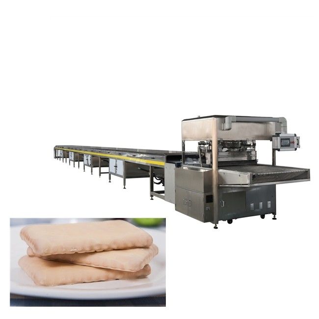 Compound Coating 1000mm 400kg/H Chocolate Enrobing Machine