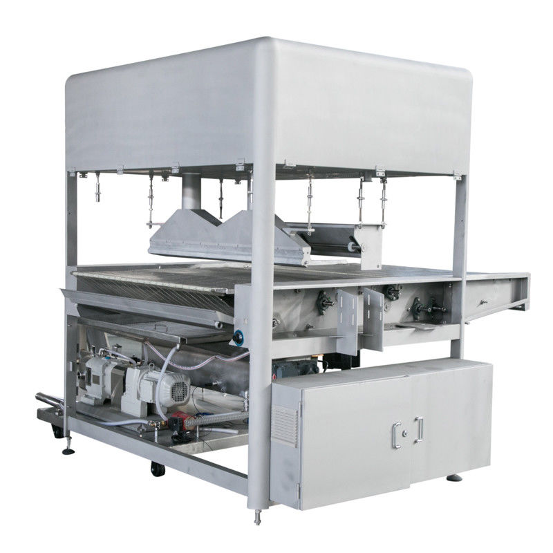 Compound Coating 1000mm 400kg/H Chocolate Enrobing Machine
