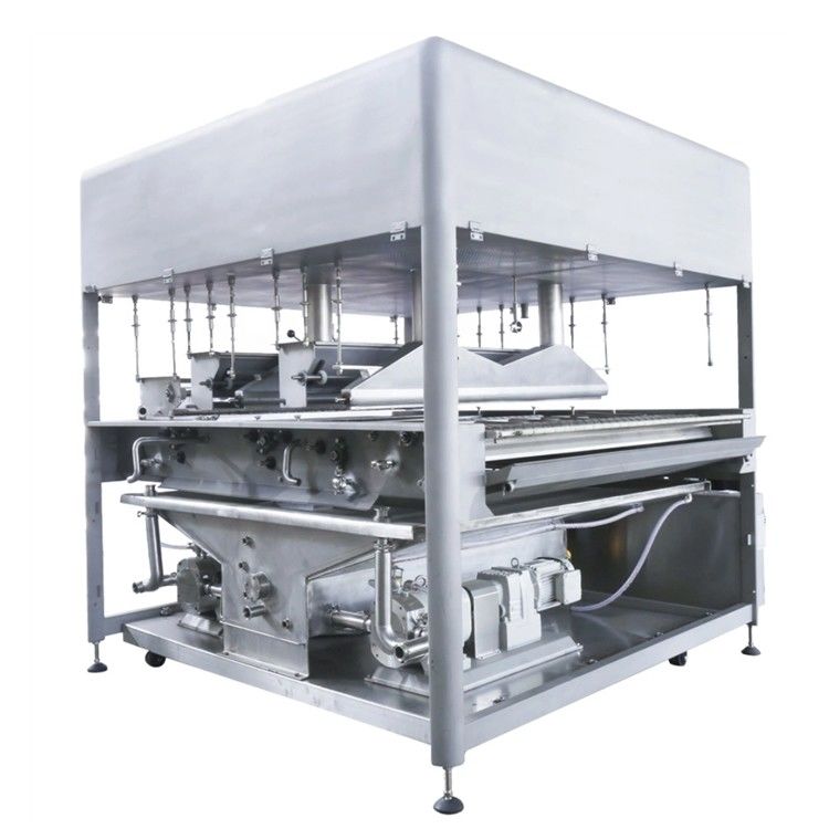 Compound Coating 1000mm 400kg/H Chocolate Enrobing Machine