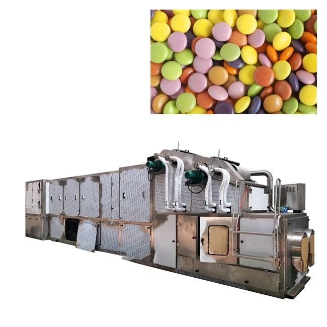 100kg/H Two Moulds Chocolate Bean Production Line