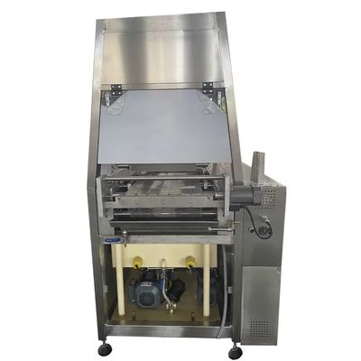 kopen 304 roestvrij staal chocoladecoating machine PLC gecontroleerd voor confectie bakkerij biscuit wafer online manufacture