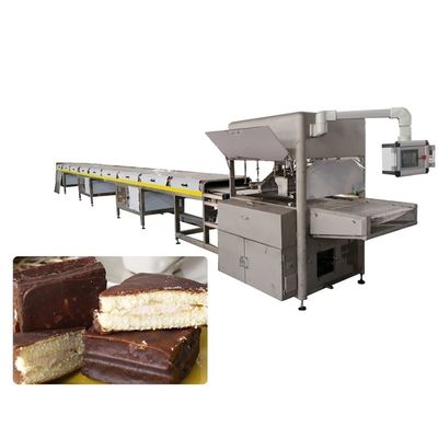 kopen 400kg/H 3 de Lijn van de de Chocoladedeklaag van Temperatuurstreken voor Zuivere Chocolade online manufacture
