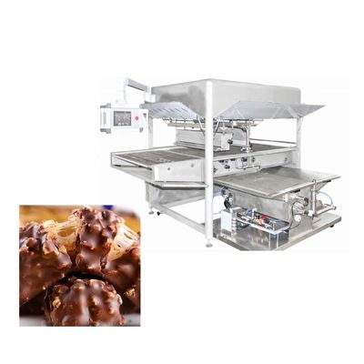 kopen ISO 500kg/H 1200 mm chocoladecoatingmachine voor wafers online manufacture