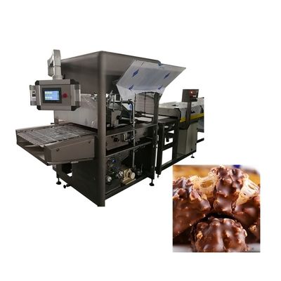 3 Temperatuurzones Machine voor het afdekken van zuivere chocolade 2,5 m/min