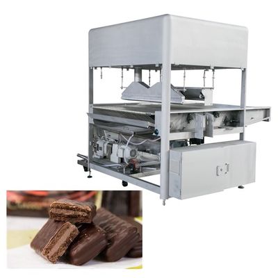Chocolate Bar 500 kg/h 1200 mm Mini Chocolate Enrober